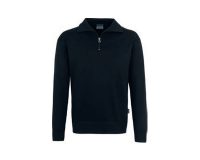 Zip-Sweatshirt-Premium-Schwarz