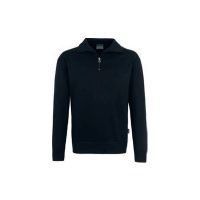 Zip-Sweatshirt-Premium-Schwarz