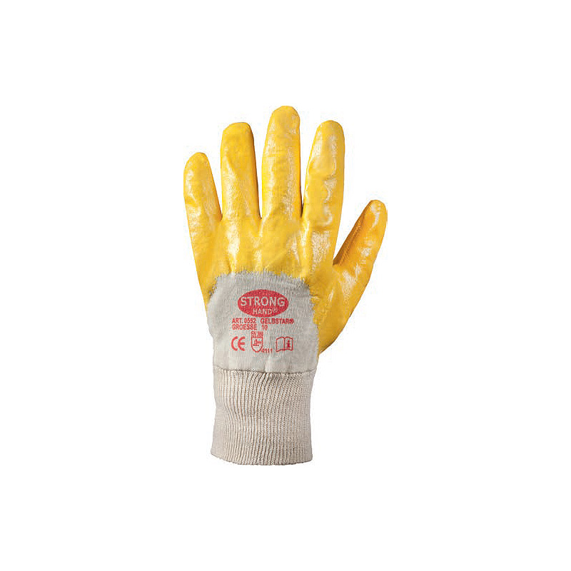 Nitril-Handschuhe-Gelbstar